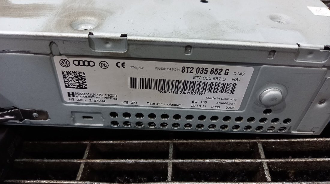 RADIO CD AUDI A4 A4 - (2007 2011)