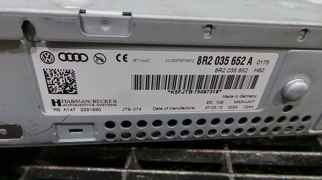 RADIO CD AUDI A4 A4 - (2012 2015)