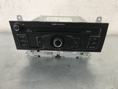 Radio CD Audi A4 B8 Avant 2.0TDI Quattro 170cp, Manual sedan 2010 (8T1035186P)