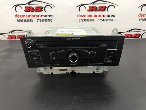 Radio CD Audi A4 B8 Sedan 2.0 TDI DPF Multitronic, 143cp sedan 2009 (8T1035186P)