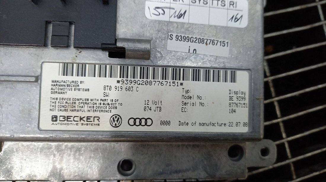 RADIO CD AUDI Q7 Q7 - (2006 2010)