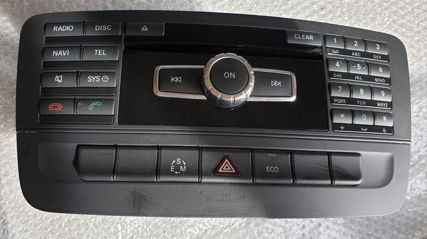 Radio cd auto mercedes b-class w246 a2469000112