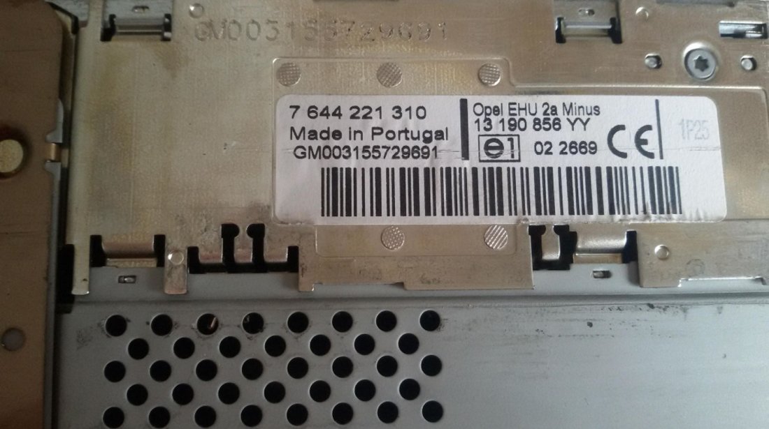 Radio cd auto opel zafira b 2007 13190856