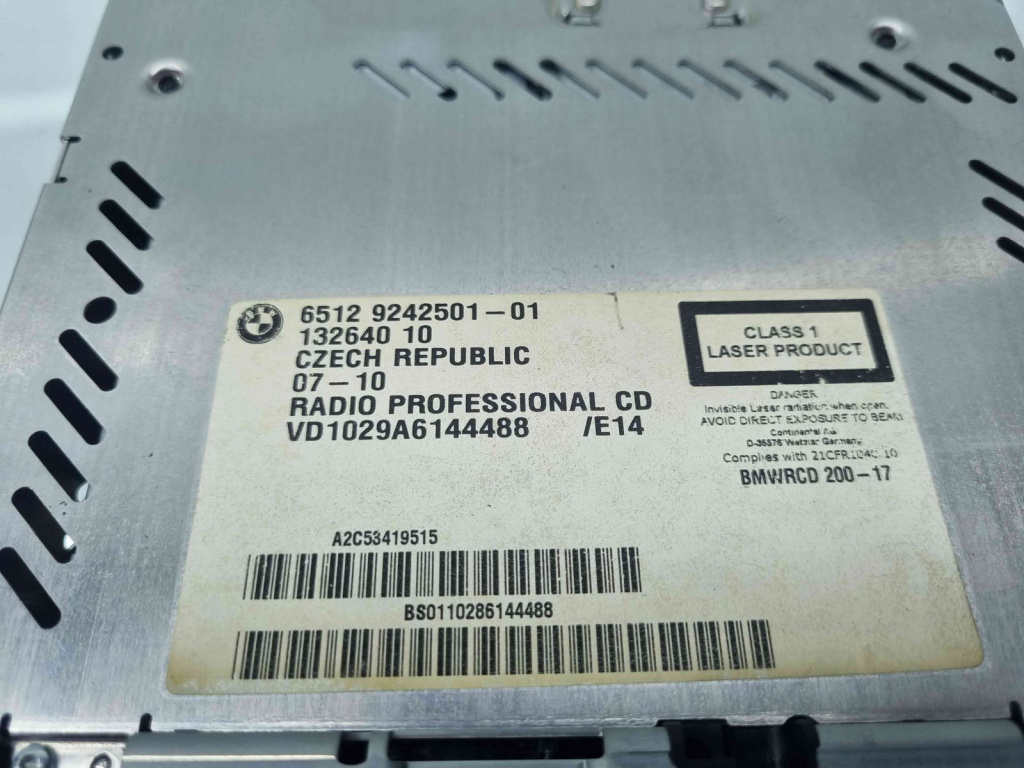 Radio CD Bmw 3 (E90) [Fabr 2005-2011] 9242501-01