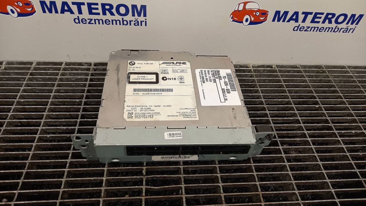 RADIO CD BMW SERIA 5 F 10 1.5 DCI - (2010 2017)