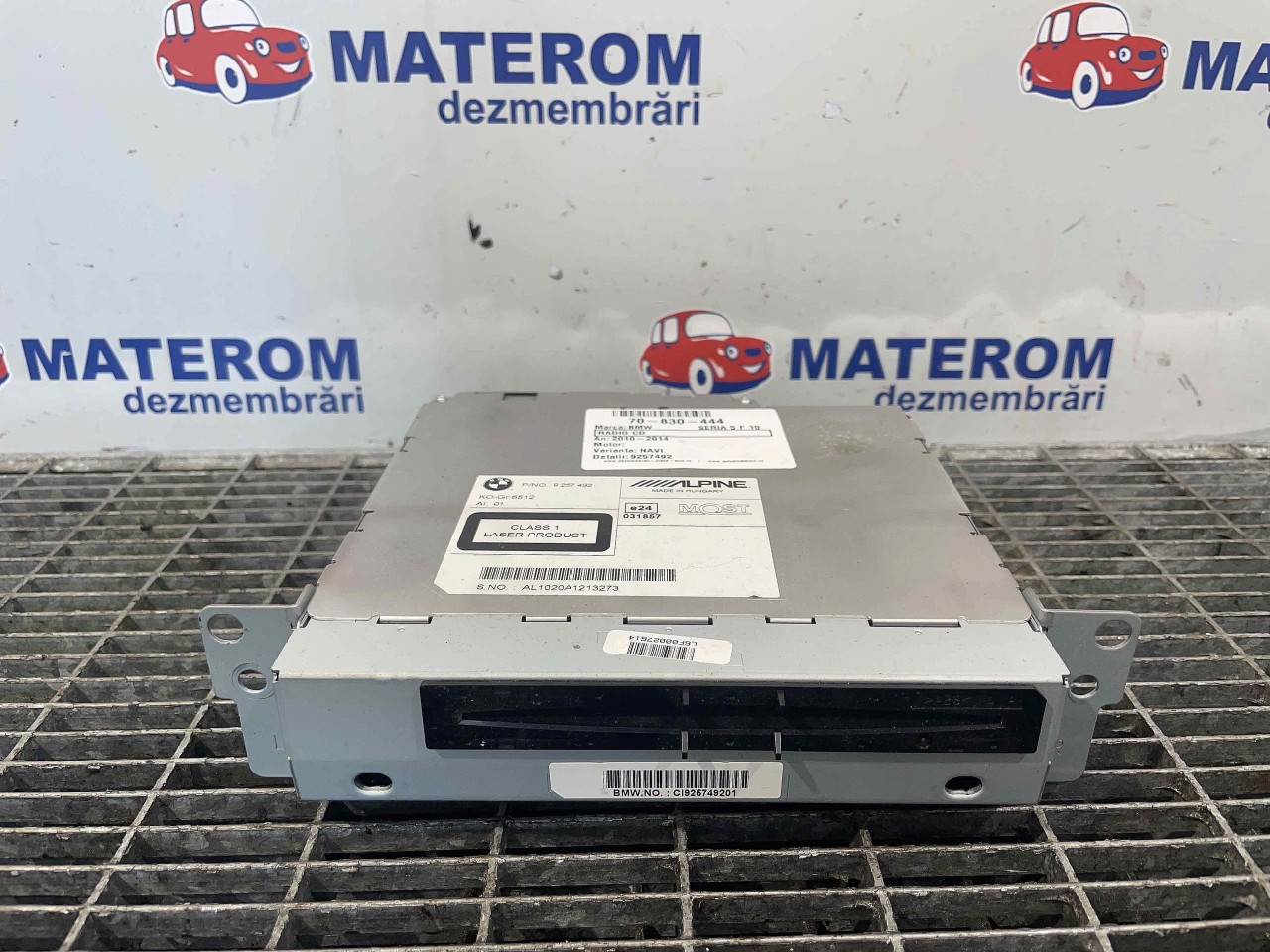 RADIO CD BMW SERIA 5 F 10 SERIA 5 F 10 - - (2010 2014)