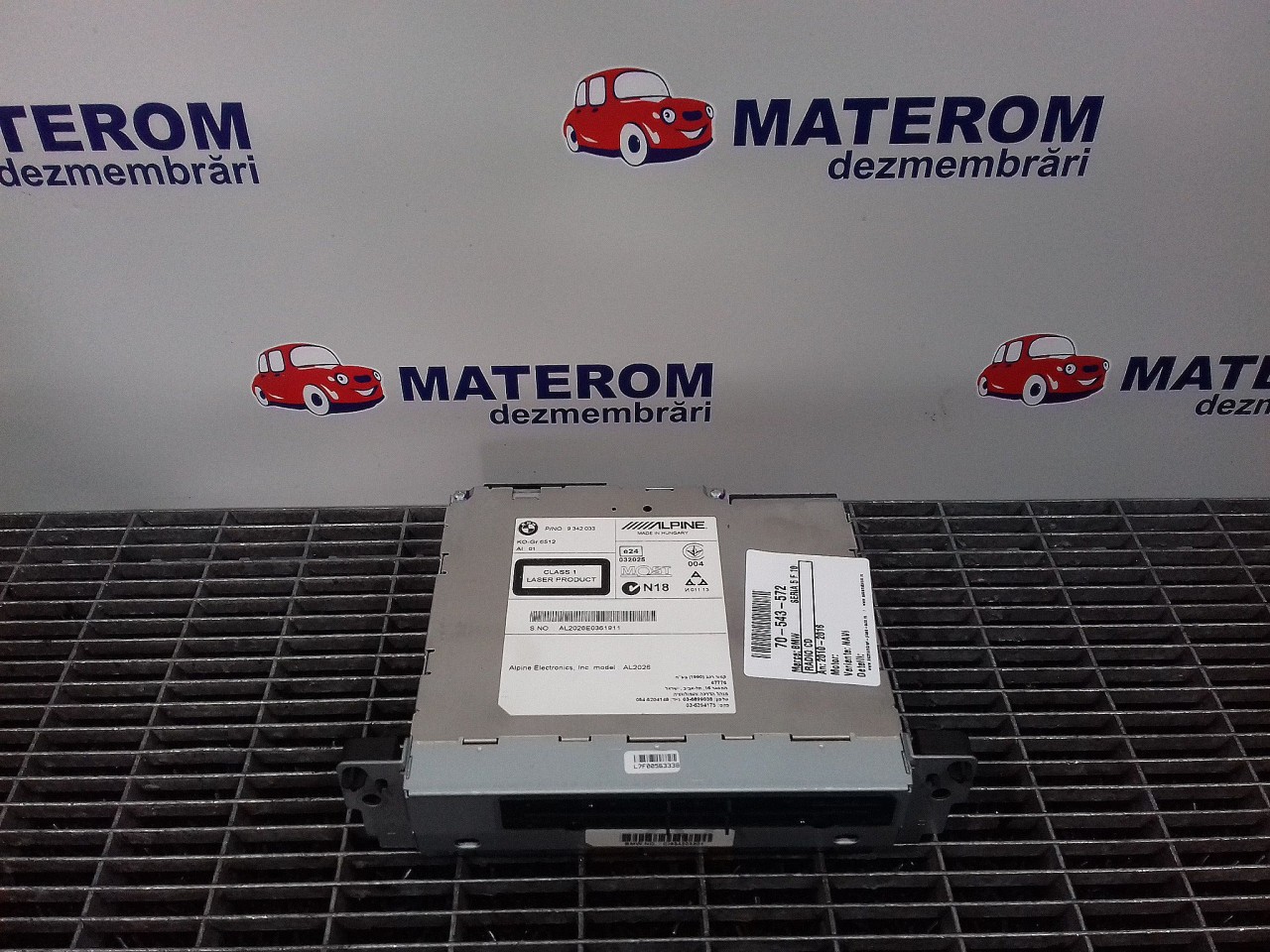RADIO CD BMW SERIA 5 F 10 SERIA 5 F 10 - - (2010 2017)