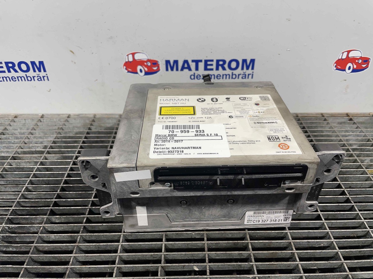 RADIO CD BMW SERIA 5 F 10 SERIA 5 F 10 - - (2014 2017)