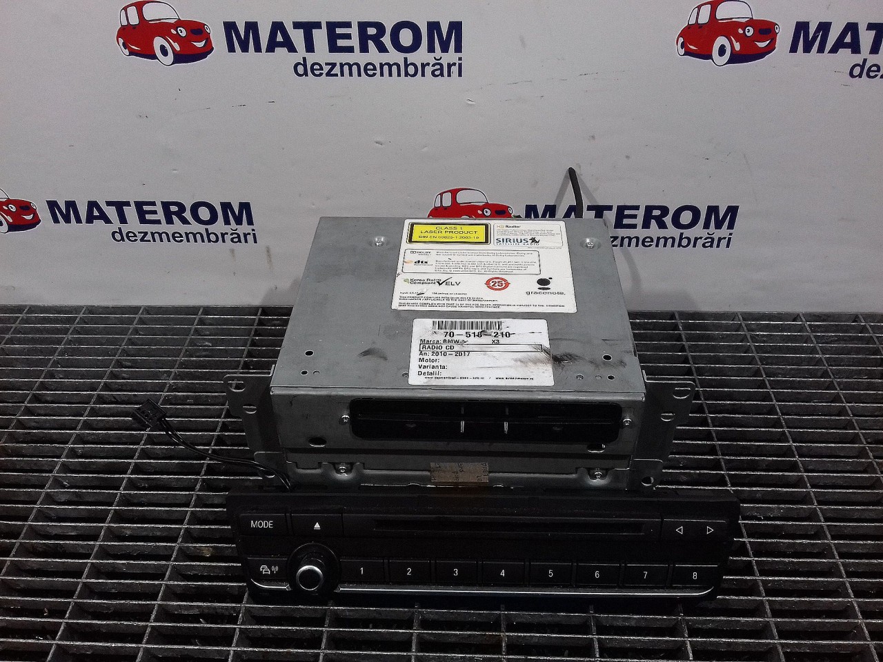 RADIO CD BMW X3 X3 - - (2010 2017)