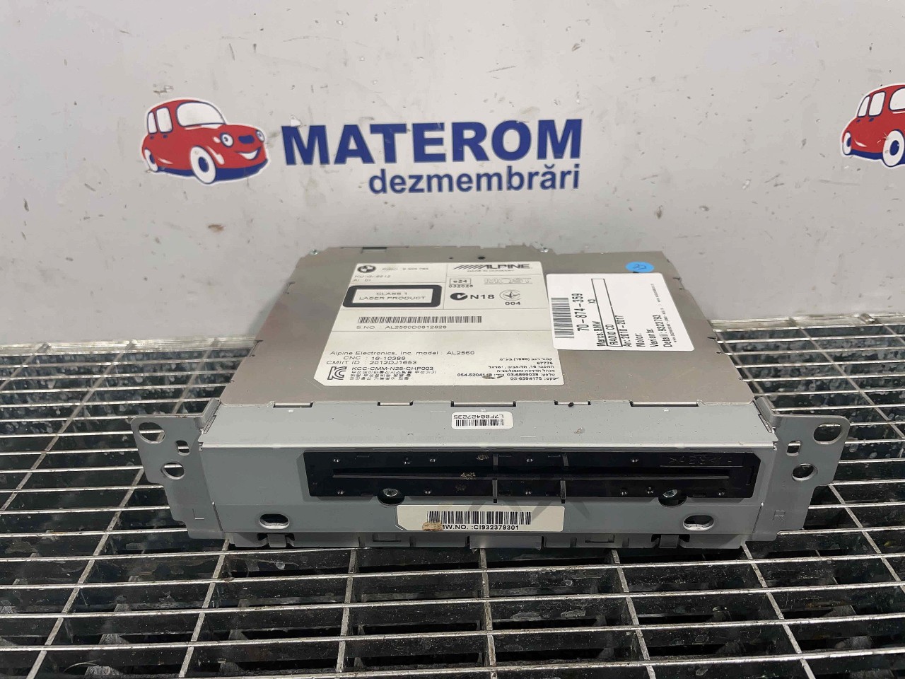 RADIO CD BMW X3 X3 - - (2010 2017)
