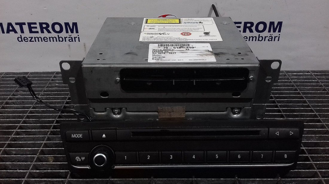 RADIO CD BMW X3 X3 - (2010 2017)