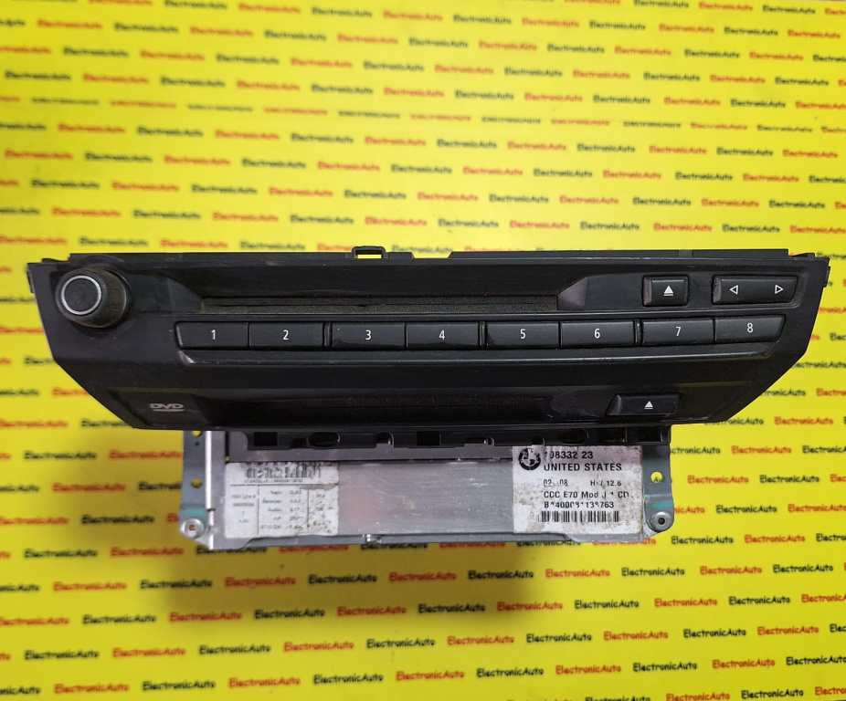 Radio CD BMW X5 E70, 6583918554201, 10833223, A2C53310572,