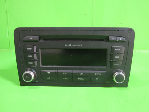 RADIO CD / CASETOFON AUDI A3 8P FAB. 2003 - 2012 ⭐⭐⭐⭐⭐