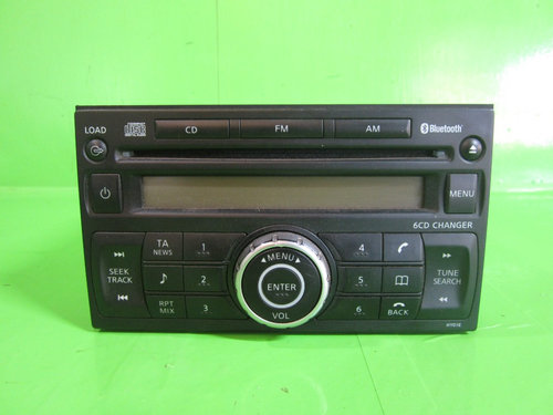 RADIO CD / CASETOFON NISSAN QASHQAI J10 FAB. 2006 - 2013 ⭐⭐⭐⭐⭐