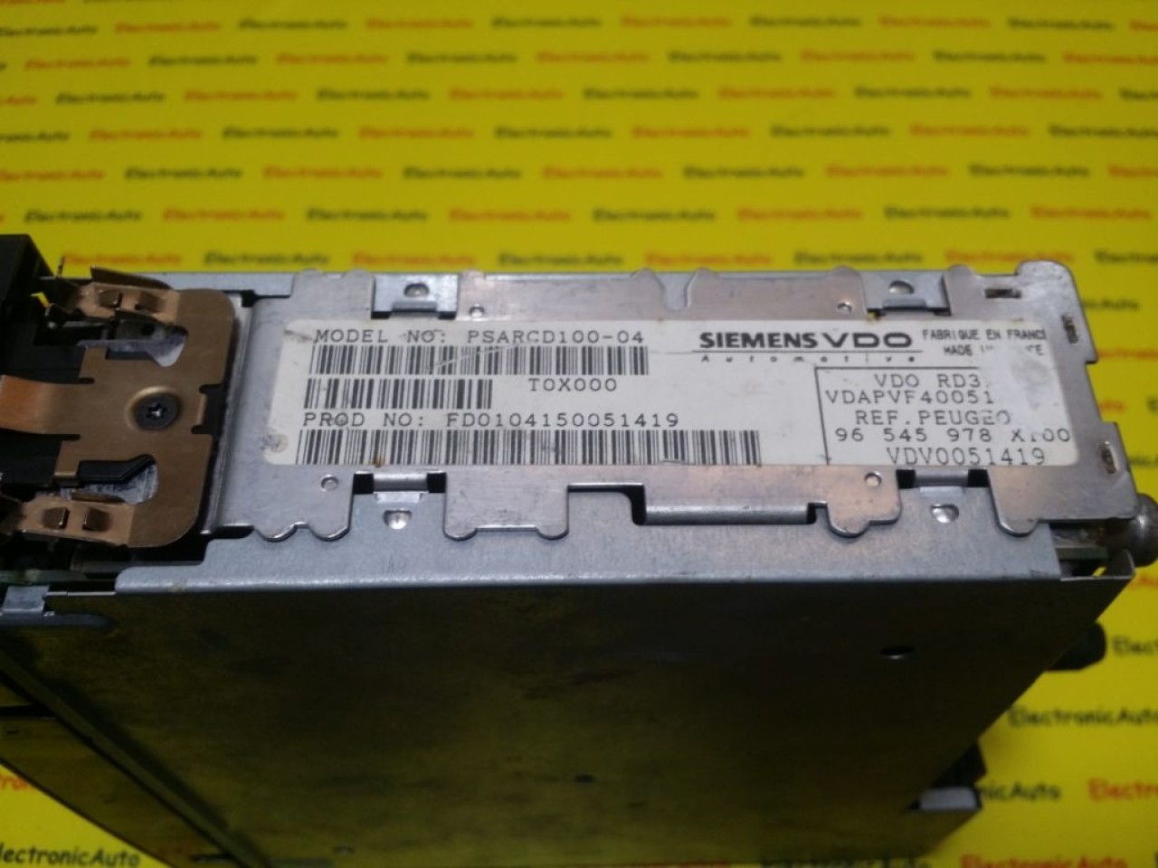 Radio CD Citroen Berlingo, 96545978, VDV0051419, PSARCD10004