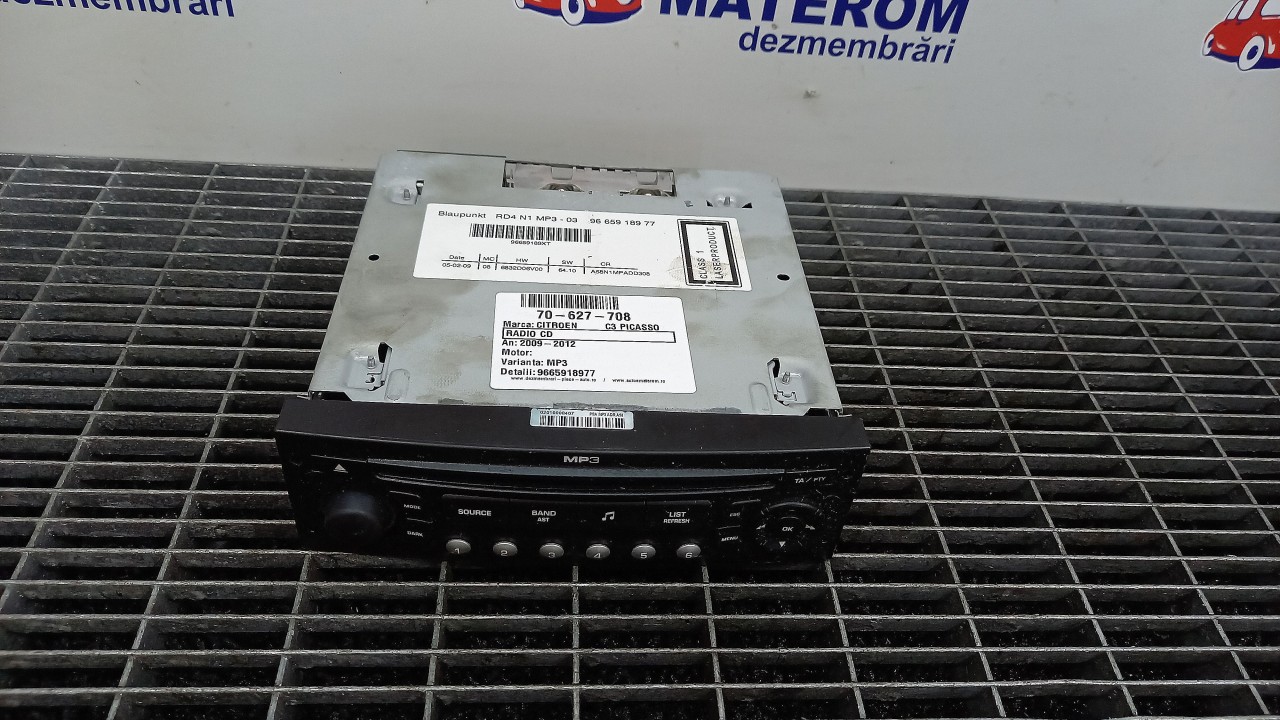 RADIO CD CITROEN C3 PICASSO - - (2009 2012)