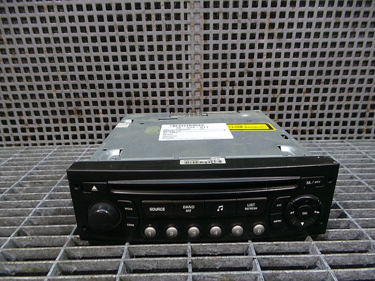 RADIO CD CITROEN C4 C4 - - (2004 2008)