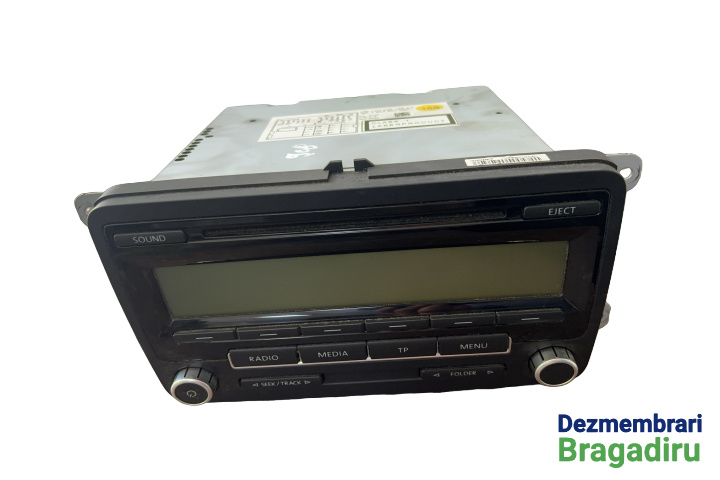 Radio cd Cod: 1K0035186AA Volkswagen VW Golf 6 [2008 - 2015] Hatchback 5-usi 2.0 TDI MT (110 hp) Cod motor CBDC Cod culoare LB9A