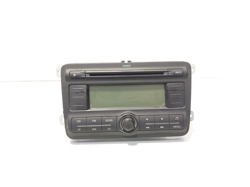 Radio CD, cod 5J0035161A, Skoda Fabia 2 Combi (5J, 545) (id:680640)
