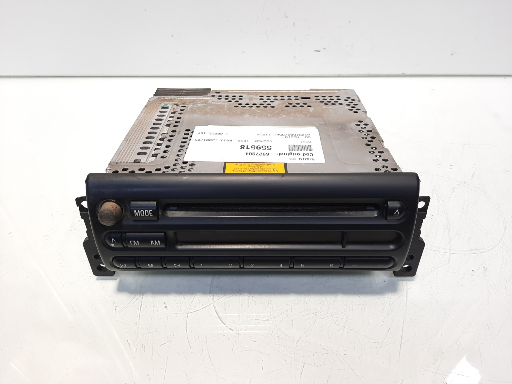 Radio CD, cod 692704, Mini Cooper Cabrio (R52) (id:559518)