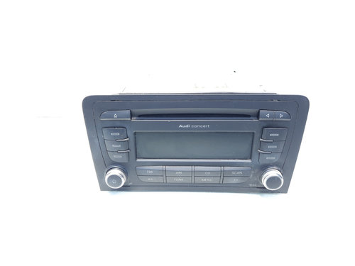 Radio CD, cod 8P0035186AB, Audi A3 Cabriolet (8P7) (id:586242)