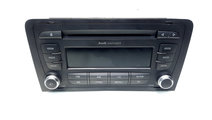 Radio CD, cod 8P0035186P, Audi A3 Cabriolet (8P7) ...