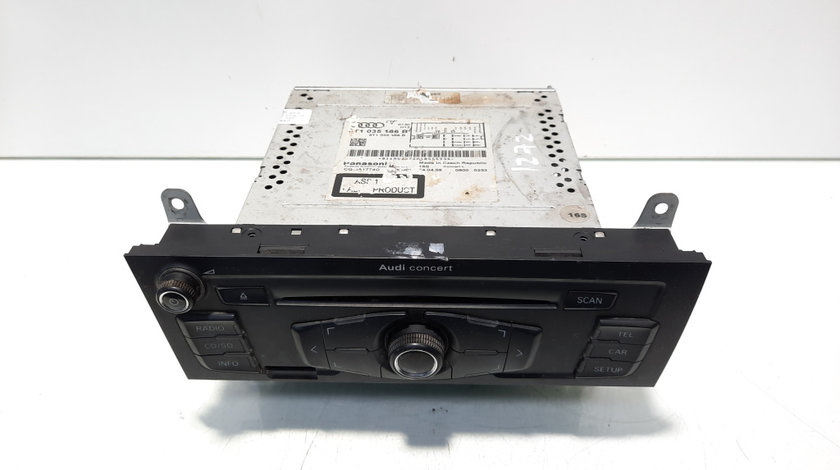 Radio CD, cod 8T1035186B, Audi A4 Allroad (8KH, B8) (idi:563812)