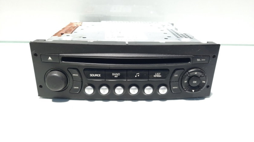 Radio CD, cod 96639793XT, Peugeot 207 CC (WD)