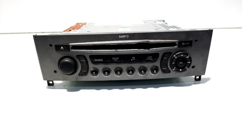 Radio CD, cod 96650206XH, Peugeot 308 SW (id:510411)