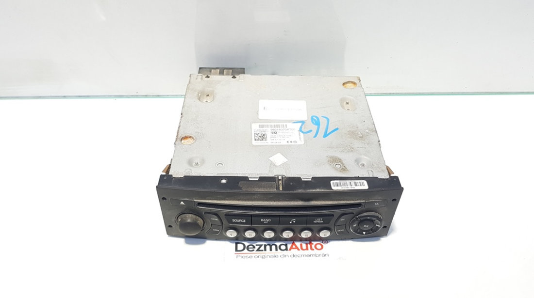 Radio cd, cod 98016070XT, Citroen DS3, 1.6 hdi, 9HP