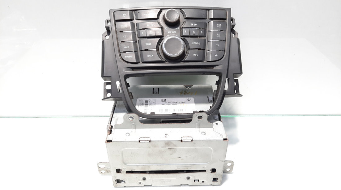 Radio CD cu butoane comenzi, cod 22919789, 13360091, Opel Astra J Combi (id:468623)