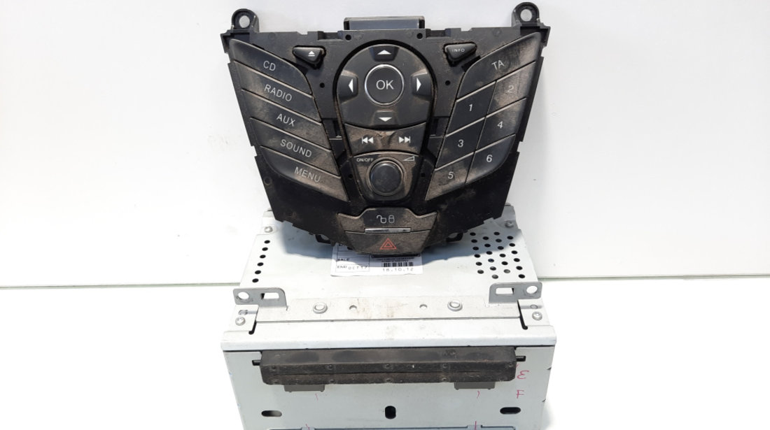 Radio CD cu butoane comenzi, cod BM5T-18C815-DK, AM5T-18K811-AD, Ford Focus 3 Sedan (idi:541566)