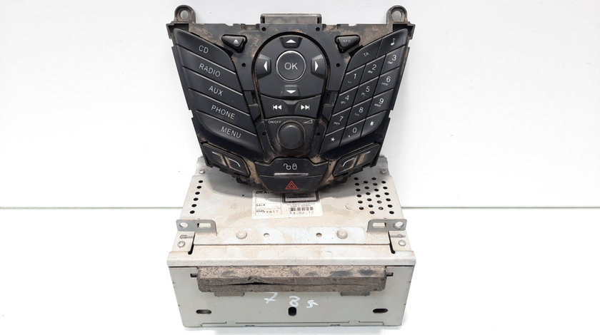 Radio CD cu butoane comenzi, cod BM5T-18C815-HF, AM5T-18K811-BD, Ford Focus 3 (id:546933)