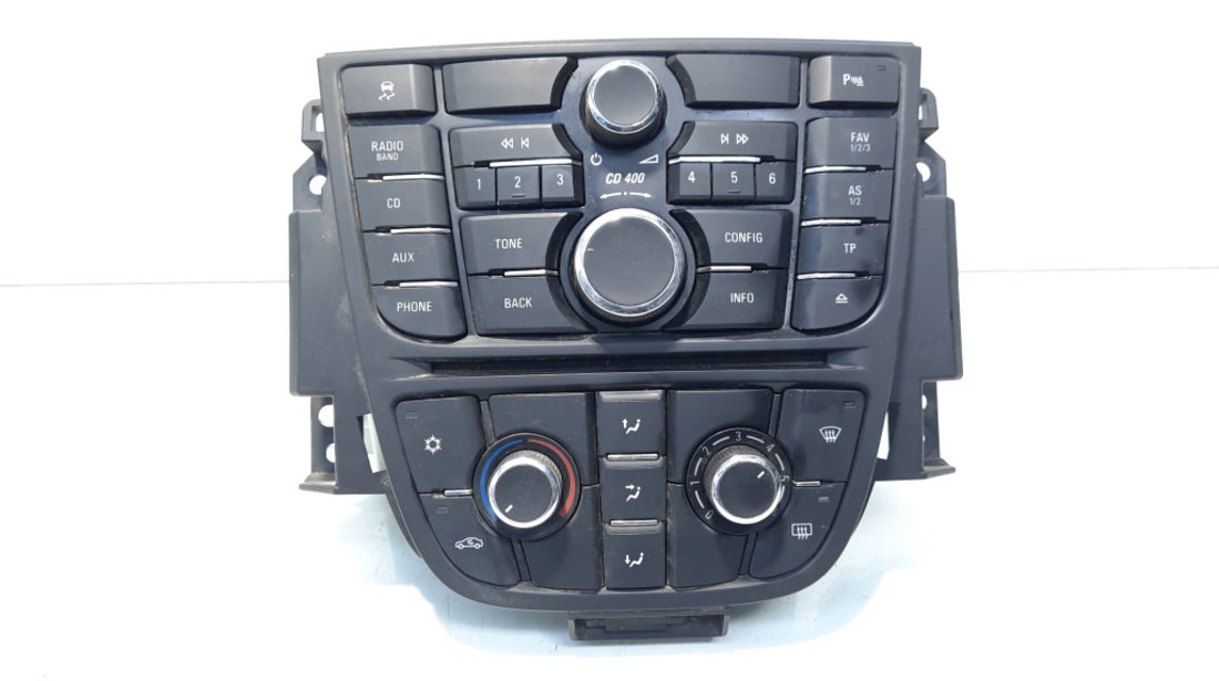Radio CD cu butoane comenzi, cod GM20983513, Opel Astra J Combi (idi:586230)