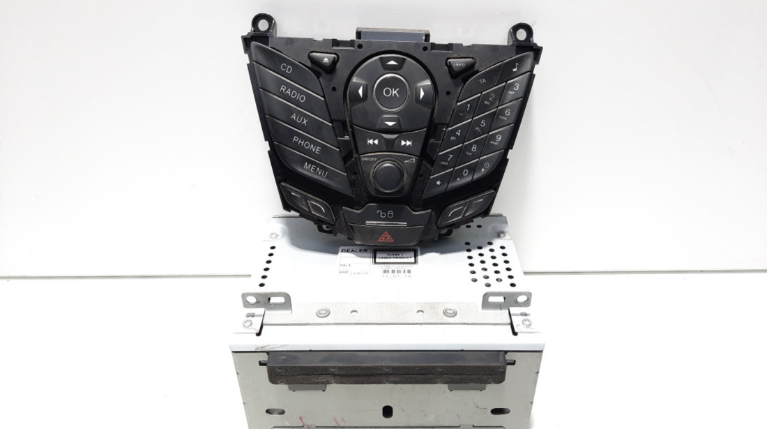 Radio CD cu buton avarii, cod BM5T-18K811-BA, BM5T-18C815-HL, Ford Focus 3 (id:578046)