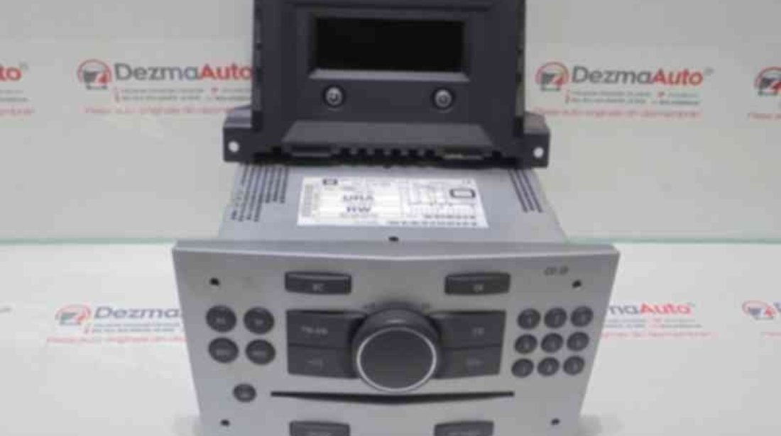 Radio cd cu display bord GM13357117, Opel Astra H