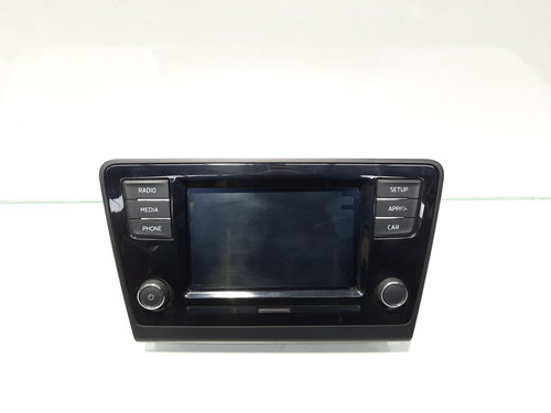 Radio CD cu loc de card, cod 5JA035871C, Skoda Rapid (NH3) (id:461894)