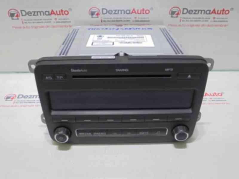 Radio cd cu mp 3, 5J0035161C, Skoda Fabia 2 Combi (5J)