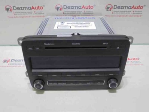 Radio cd cu mp 3, 5J0035161C, Skoda Fabia 2 Combi (5J)