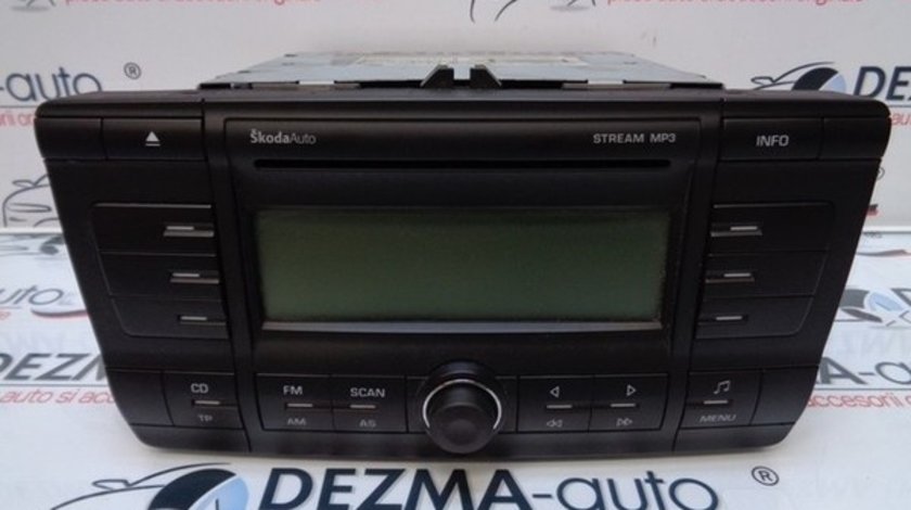 Radio cd cu mp3, 1Z0035161C, Skoda Octavia 2 (1Z3) 2004-2013