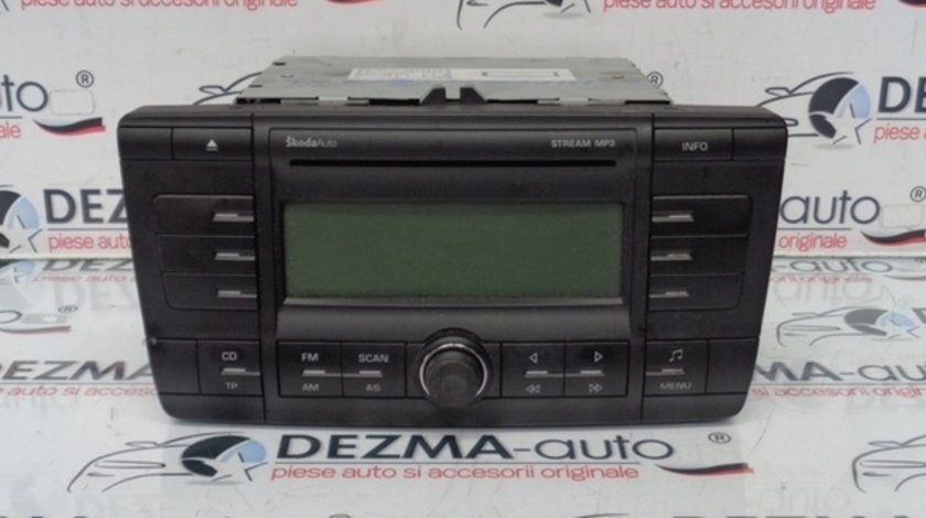 Radio cd cu MP3, 1Z0035161C, Skoda Octavia 2 (1Z3) 2004-2013 (id:222971)