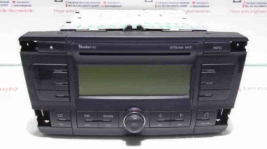 Radio cd cu mp3, 1Z0035161C, Skoda Octavia 2 Combi (1Z5)