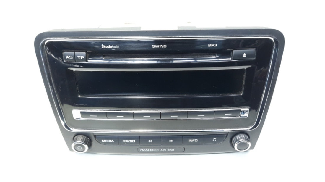 Radio CD cu MP3, cod 3T0035161, Skoda Superb II Combi (3T5) (id:467156)