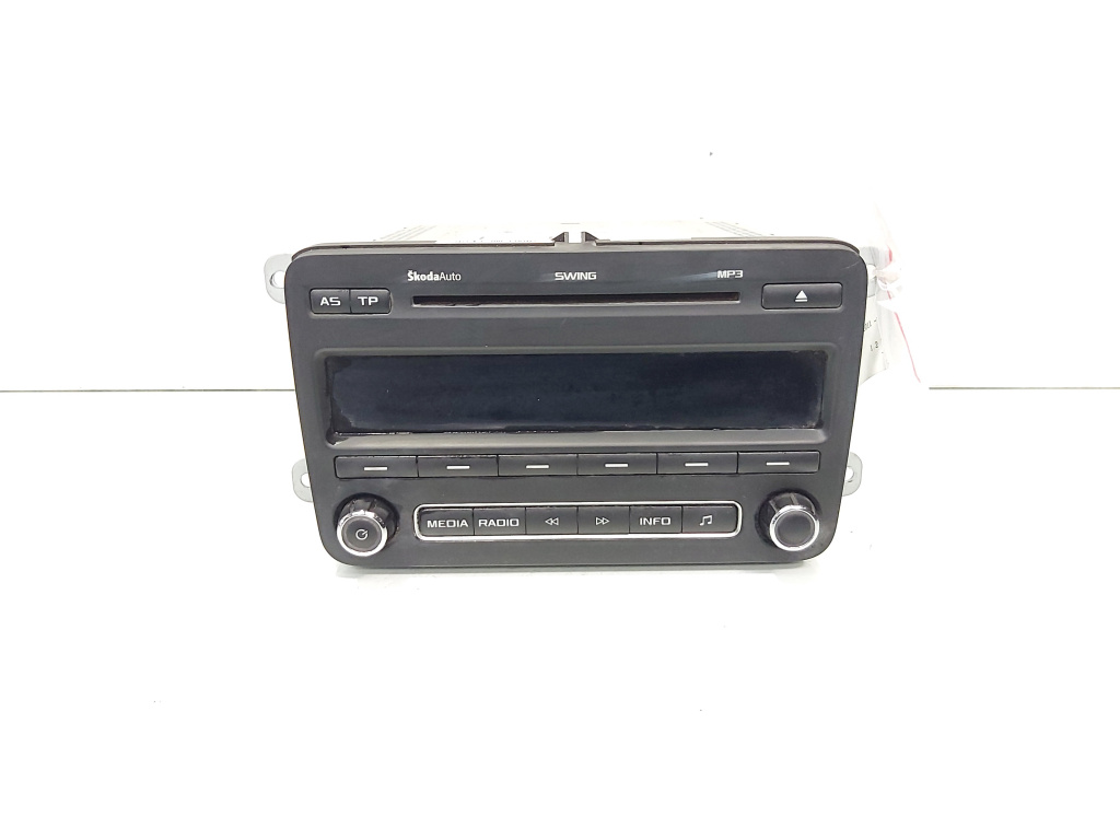 Radio cd cu mp3, cod 5J0035161D, Skoda Fabia 2 (5J, 542) (id:700484)
