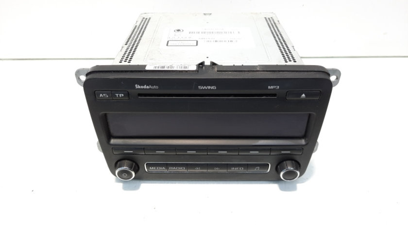 Radio CD cu MP3, cod 5J0035161D, Skoda Fabia 2 (5J, 542) (id:589464)