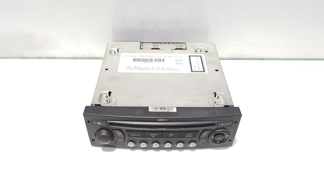 Radio cd cu mp3, cod 9666393777, Peugeot Partner (II) Tepee