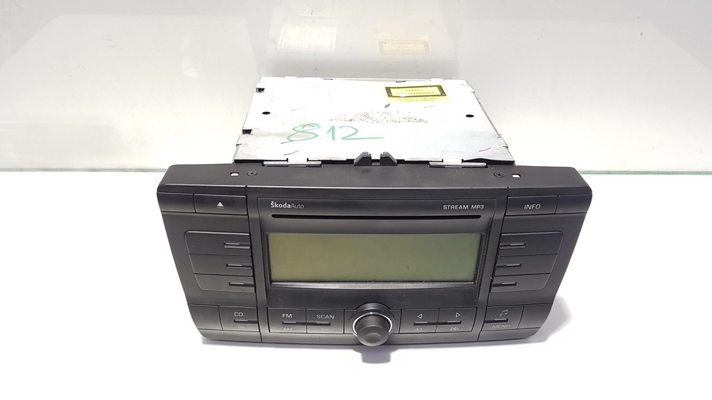 Radio CD cu mp3, Skoda Octavia 2 (1Z3), cod 1Z0035161C