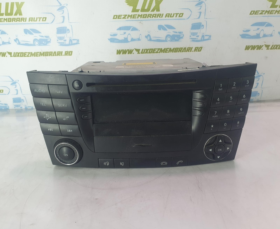 Radio cd cu navigatie A2118704589 Mercedes-Benz E-Class W211 [facelift] [2006 - 2009] E280 3.0 cdi om 642.920