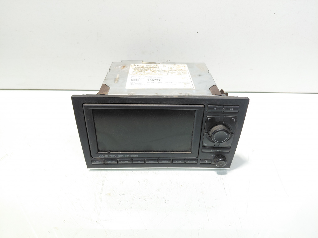 Radio CD cu navigatie, cod 8E0035192K, Audi A4 (8EC, B7) (id:706797)
