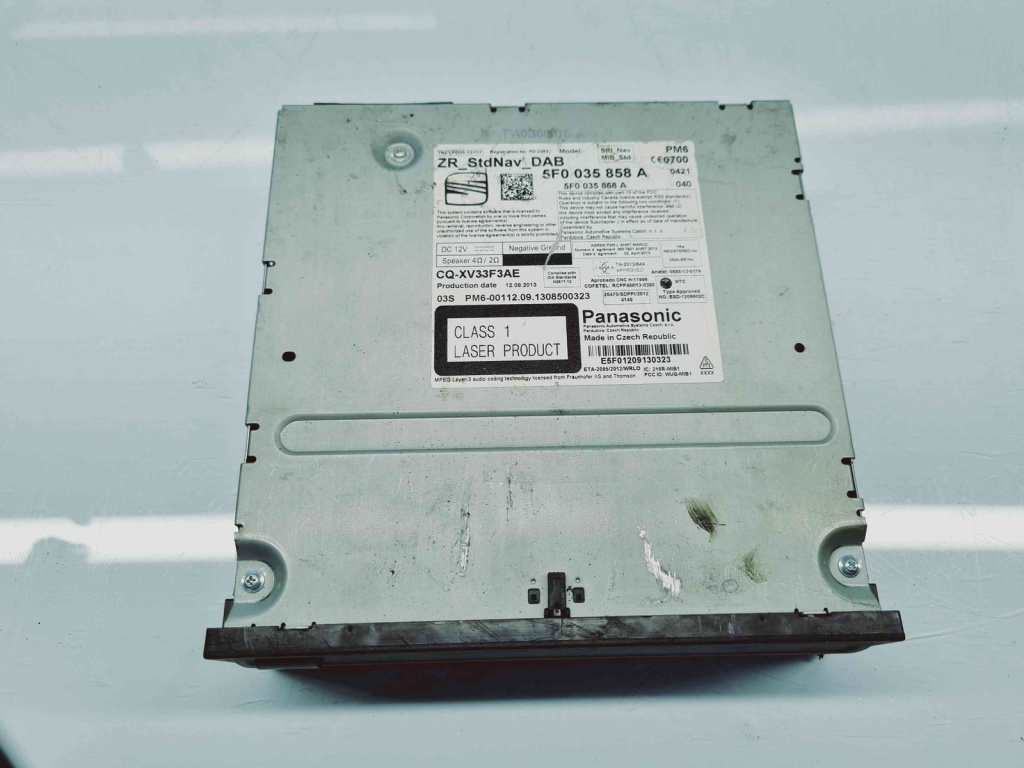 Radio CD cu navigatie Seat Leon (5F1) [Fabr 2012-2018] 5F0035858A